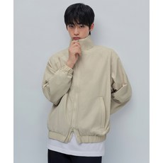 무신사 스탠다드 MUSINSA STANDARD 오버사이즈 하이넥 윈드브레이커 자켓 재킷 [라이트 베이지] MMDUJ101-LB 150633