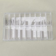 시계 액세서리 박스 세트 1.2 직경 스프링 바 스테인리스 텔레스코픽 로드 스트랩 링크 고정 핀