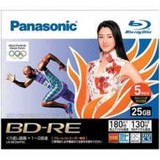 파나소닉(Panasonic) 녹화용 2배속 블루레이 디스크(25GB) 재기록형 2배 디스크