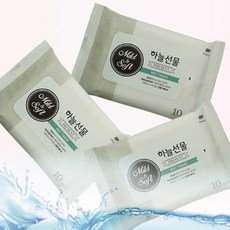 10매 리필 물티슈 리필형 순면 아기물티슈 엠보싱 프리미엄, 1개