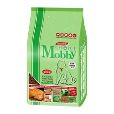 MobbyChoice 莫比 自然食 無榖貓糧 1.5Kg 貓乾糧 貓主食 貓飼料, 1個, 低卡成貓化毛