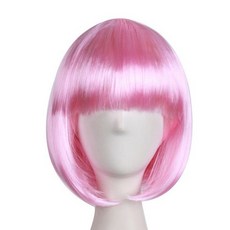 브릿지컬 할로윈 축제 파티가발, 뱅핑크, 1개