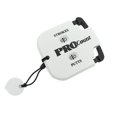 골린이 골프 타수계산기 스트로크 퍼팅 필드 스코어 카운터, 1개, 화이트