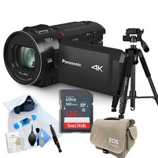 [패밀리데이] 파나소닉 컴팩트 4K 캠코더 HC-VX3 + 프리미엄 삼각대 8종 패키지 128GB