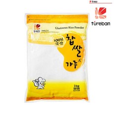 뚜레반 국산 찹쌀가루A＋ 3kg, 1