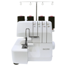 手作森林＊立家 拷克機 RICCAR LB42B CP值高 新手入門 洋裁 做衣服 拷克, 白色, RICCAR LB42B 萬用拷克機/台+集線盒