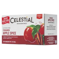 CELESTIAL SEASONINGS 詩尚草本 蘋果肉桂草本茶包, 2.4g, 20包, 1盒