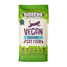 Benevo 倍樂福 英國素食認證低敏成貓飼料 呵護敏感腸胃 提供完整均衡營養 英國原裝進口, 10kg, 糧食, 1包