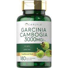가르시니아 캄보지아 10배 추출물 3000mg 고함량 180캡슐 대용량 미국산, 180정, 1개