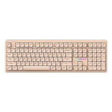 퓨리큐브 IP108 PRO 저소음 풀배열 멤브레인 108키 키보드 - 사무용 한글 각인 비투광 키캡 RGB 유무선 블루투스 3모드 파운데이션 시리즈, 무선, 리퀴드 파운데이션