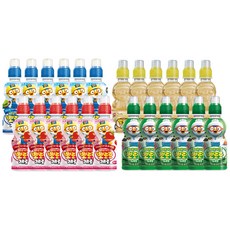 뽀로로음료 4종 24개 세트 (제로밀크x6+제로딸기x6+보리차x6+사과x6), 1세트, 5.55L