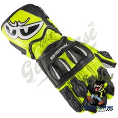 【吉兒基地 Gear Base】大眼睛 賽車手套 16 × 16cm, 螢光/黑Berik Thunar Evo,M, 螢光/黑
