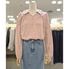 [플라스틱아일랜드] 셔링 카라 블라우스 (PQ3WB886)