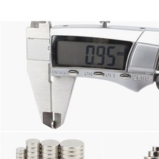 바람담 10P 원형 자석 두께 1mm 네오디뮴자석, 4mm x 1mm