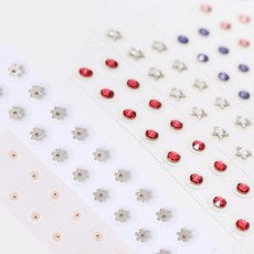 [티-어랑] 귀지압이혈패치 이어테라피 3M의료용테이프 4mm / 20P 프리미엄크리스탈 귀침 이침 다이어트귀침 귀혈자리 귀침효과 귀침 수지침, 15)라이트로즈, 1개