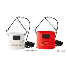 SHIMANO BK-151N LIMITED PRO 取水桶 取水袋 白色/紅色 三種尺寸, 1個, 白色 17cm