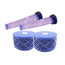Dyson V6吸塵器前置HEPA後置濾芯 副廠配件耗材 台灣24小時出貨, 前2+後2 超值組