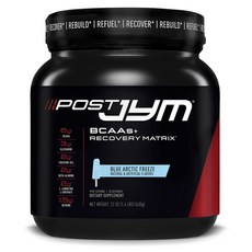 JymSupplementScience Post Jym BCAAs+Recovery Matrix 藍色北極冰涼口味, 630g, 1個