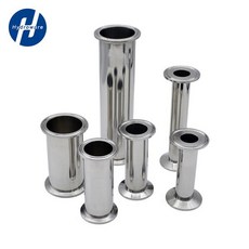 스테인리스 스틸 트라이 클램프 타입 스풀 튜브 홈브레 길이 4 인치-18 인치 OD19mm-51mm SS304 /316, [01] SUS304, [04] 10 inches (254mm), [06] OD51 X Ferrule64, 1개