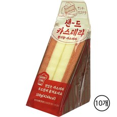 샌-드 딸기향 카스테라, 10개, 100g