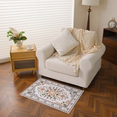 [2026] HM-CH 보헤미안 캐시미어 모조 거실 침실 대형 미니 세탁 러그