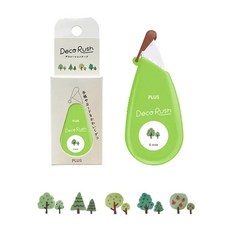 【CHL】PLUS Deco Rush 第三版 新款限定圖案 標記帶 裝飾帶 花邊帶 人氣圖案, 1個, 066森