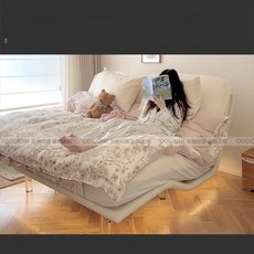 전동침대 리클라이너 전동 Q 알림모션베드 트윈, 무한 스마트 제어 강화 스마트 침대 프레임 + AI 독