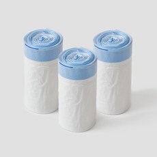 라빌리 오픈형 고양이 자동 화장실 전용 배변 봉투 60매 [20매x3롤/1세트], 1세트, 화이트