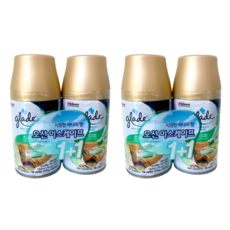 glade 滿庭香 自動噴霧室內芳香劑補充包, 4個, 269ml, 海洋逃脫