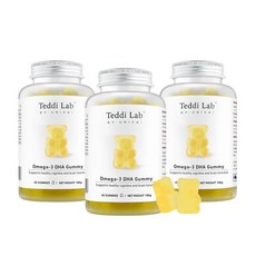 Teddi Lab by Unichi Omega-3 DHA 小熊軟糖, 180g, 1個