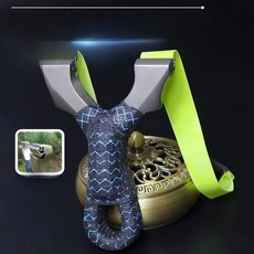 龍齒快壓9025夜宴三代不銹鋼扁皮彈弓架直板新款機械不銹鋼彈弓, 1個, 裸弓無贈品,夜宴龍齒【9025弓門暴力版】