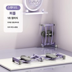 퀴브 스키머신 크로스핏 유산소 밸런스 전신 보드, 프리미엄 퍼플 두꺼운 강관