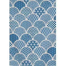 노렌 바란스 일본 가림막 커튼 노랭 주방, 일본식 기하학 도 6