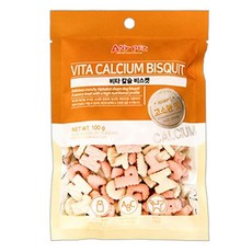 애니펫 강아지 비타 칼슘비스켓 반려동물 간식, 고소한맛, 100g, 20