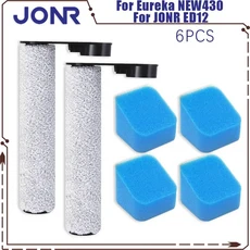 쿠쿠스토어 JONR ED12 브러시 롤러 스폰지 진공 청소기 바닥 도구 액세서리 Eureka NEW430 세트, 06 PCS