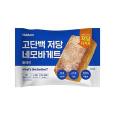 널담 고단백 저당 네모바게트 플레인, 6개, 90g