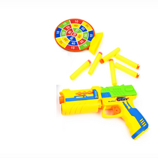 클위몰 스펀지탄에어건 다트건 스펀지총알, 노랑 파랑