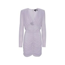 로테이트비르거크리스텐슨 개더 로즈 장식 미니 드레스