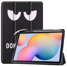 갤럭시탭 S6 라이트 lite 호환 SM-P610 SM-P615 스마트 북커버 케이스, 앵그리