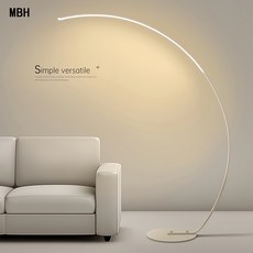 LED등 플로어 장스탠드 삼색조절 가정용 미용실 25W, 백