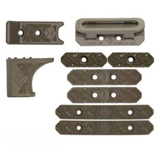 이레귤러 디펜스 IRREGULAR DEFENSE V2 핸드스탑 핸드브레이크 N4 에어소프트, 단일 홀 엠락커버 51mm (블랙) 2개