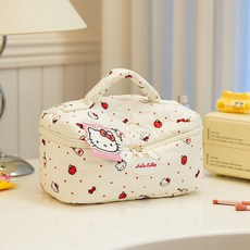 GOYES 산리오 헬로 키티 화장품 수납 파우치 귀여운 다용도 파우치 캐릭터 가방