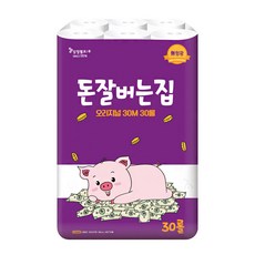 삼정 3겹 돈잘버는집 화장지 30m 30롤 1팩, 30개입, 1개