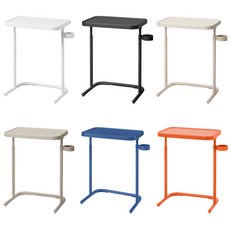 이케아 BJORKASEN 비에르코센 노트북스탠드 높이조절책상 사이드테이블 협탁 노트북책상, 나인윌 비카 화이트