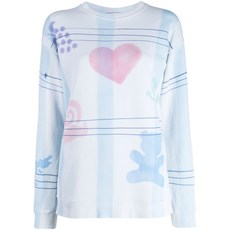 콜리나스트라다 그래픽 프린트 스웨트셔츠