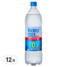 나랑드사이다 제로, 1.25L, 12개