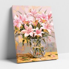 뮤즈 DIY 명화 그리기 페인팅 / 숫자컬러링 취미활동 색칠 집꾸미기 40x50cm, 1개