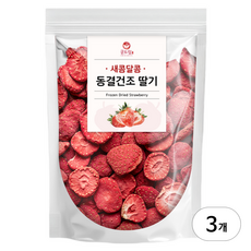 굳드림 동결건조 딸기, 3개, 50g