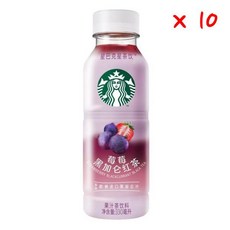 스타벅스 스트로베리 블랙 커런트 티 아시아, 10개, 330ml