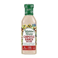 월든팜스 치폴레 랜치 드레싱 소스 354ml 버거 샌드위치 타코 피자, 1개